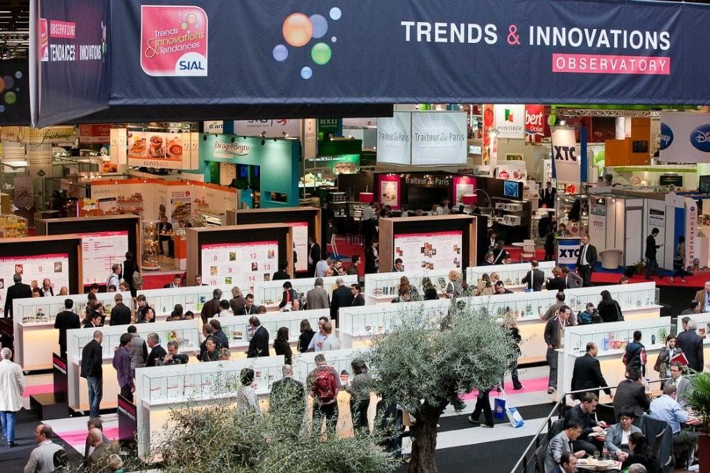 Allées du secteur innovations au SIAL Paris
